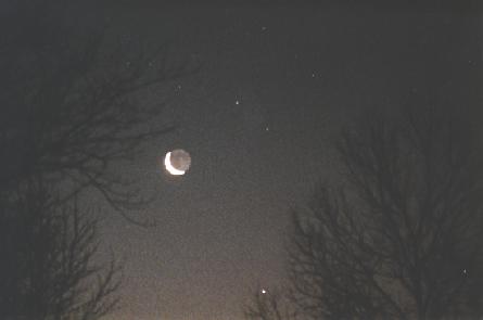 Rising Moon with Jupiter